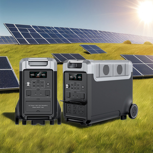 Station d'alimentation portable LiFePO4 3600W 3840Wh, générateur solaire extérieur pour la maison, le camping-car et le camping - Product Image 1