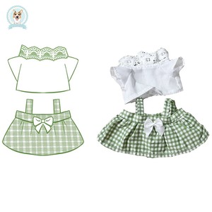 Vêtements et accessoires de poupée en peluche mode personnalisée OEM 20cm en coton tenues de poupée <span class=keywords><strong>Our</strong></span> <span class=keywords><strong>Generation</strong></span> - Product Image 3