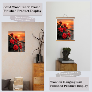 Digital Painting Coloring DIY Large-Scale Landscape Rose Hand-Painted Oil Painting Oversized Instagram-Style Rectangle - Product Image 6