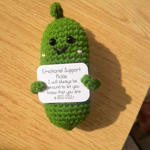 Poupée en crochet inspirante et faite main Positive Potato, figurine émotionnelle en forme de <span class=keywords><strong>caca</strong></span> pour le soutien positif, idéale comme cadeau - Product Image 1