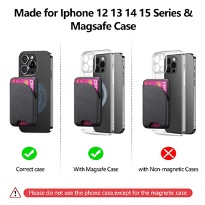 Portatarjetas de imán <span class=keywords><strong>más</strong></span> fuerte de cuero PU <span class=keywords><strong>más</strong></span> <span class=keywords><strong>barato</strong></span> portátil, billetera magnética para <span class=keywords><strong>Iphone</strong></span> 12 13 <span class=keywords><strong>14</strong></span> 15 16 17 Series, soporte para teléfono - Product Image 5