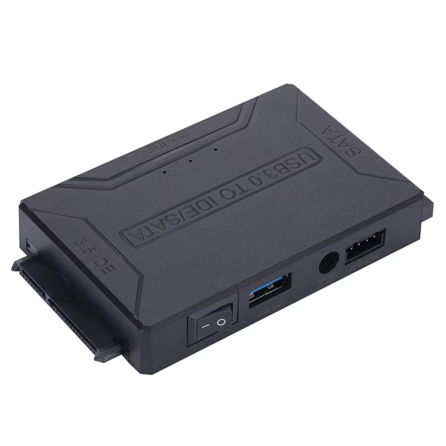 USB 3.0 to SATA IDE Converter, Universal Hard Drive Adapter for 2.5/3.5 Inch HDD/SSD/Optical Drive
