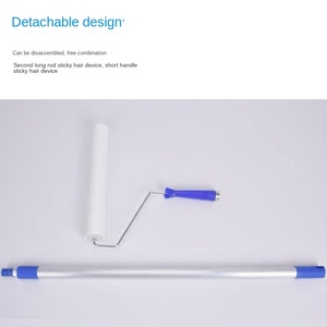 Rodillos Adhesivos de PE Blancos y Azules para Talleres Libres de Polvo, Recambios Manuales de Desgarre Manual - Product Image 2