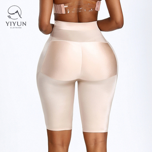 Plus tamaño barriga de control para adelgazamiento de cuerpo shaper sexy mujer las caderas y <span class=keywords><strong>el</strong></span> pantalón de talle alto de seda de hielo sin glúteos - Product Image 2