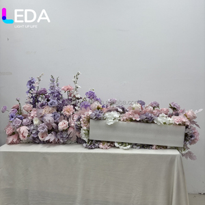 Arreglos Florales de Seda para Pasillos de Boda y Eventos Personalizados LEDA, Decoraciones de Piso de Estilo Moderno - Product Image 3