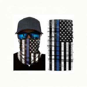 Pañuelo Tubular Delgado con Estampado de Línea Azul para Protección Solar UV, Cubre Rostro y Cuello, Ideal para Uso en Exteriores, Venta al por Mayor - Product Image 1