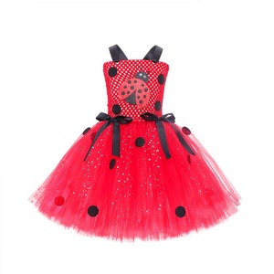 Set di performance per scarabeo di Halloween ragazza <span class=keywords><strong>vestito</strong></span> <span class=keywords><strong>da</strong></span> coccinella a sette stelle costume <span class=keywords><strong>da</strong></span> insetto per bambini - Product Image 6