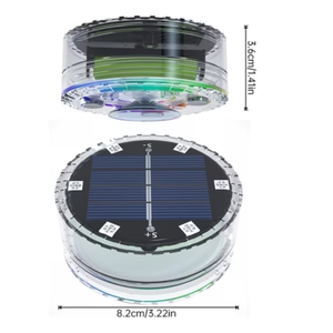 Lampes solaires subaquatiques, lampes LED submersibles pour piscine avec télécommande, 16 couleurs, lampes flottantes pour piscine - Product Image 3
