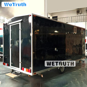 Remolque de Comida Vintage con Certificación ISO, Fabricado en Fibra de Vidrio y Aluminio, con Equipamiento para Dulces y Papas Fritas, Cocina Móvil para Uso en Exteriores - Product Image 4