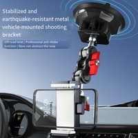 Support de téléphone pour voiture à ventouse puissante, idéal pour le streaming en direct en voiture, avec télécommande, directement de l'usine
