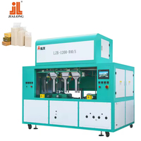 Machine d'emballage sous vide pneumatique pour céréales de riz automatique, contrôle PLC, certifiée CE, haute productivité, 1200 sacs/heure, multifonction