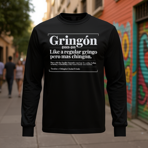 Camiseta de manga larga Gringon Definition Latino Gringo Humor - Product Image 3