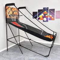 Machine de jeu de basket-ball pliable pour 2 joueurs, jeu d'intérieur avec tableau de scores numérique pour adultes et enfants