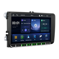 Autoradio Bluetooth avec écran tactile 9 pouces pour VW Golf 5, compatible CarPlay et Android Auto sans fil, radio FM, Mirror Link, recharge USB