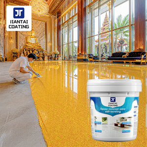 Pintura Epoxi para Pisos Autonivelante con Arena de Colores, Pintura con Efecto Mármol, Pinturas para Pisos para Interiores y Exteriores, Pintura para Casas - Product Image 1