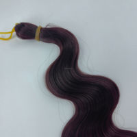Cheveux synthétiques ondulés pour tresses, style bohème, résistants à la chaleur, extensions de cheveux bouclés au crochet