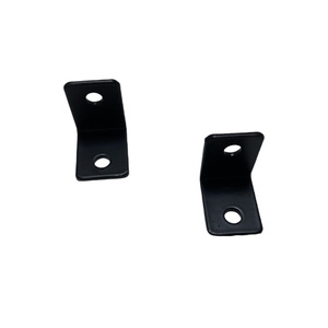 Supports d'angle Xinjunye 20x25mm en acier laminé à froid peint en noir pour usage général - Product Image 2