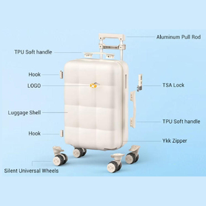 <span class=keywords><strong>Valigia</strong></span> Trolley Premium con Apertura Laterale Frontale 20/22/24/26/28 Pollici, <span class=keywords><strong>Grande</strong></span> Capacità, Bagaglio a Mano con Scomparto per Laptop - Product Image 6