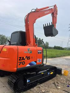 Mini-excavatrice Hitachi ZX70 d'occasion de haute qualité, importée du Japon, 7 tonnes, moteur Hitachi, capacité de la benne de 0,3 m, modèle 2019 - Product Image 3