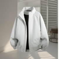 Nouvelle veste rétro pour homme, style streetwear, col montant, hiver, décontractée, polyvalente, coupe-vent, chaude, pour l'extérieur