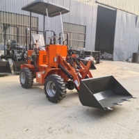 Chargeuse frontale diesel, mini-chargeuse sur pneus diesel, équipement de construction puissant 4x4, machine chinoise, petites chargeuses