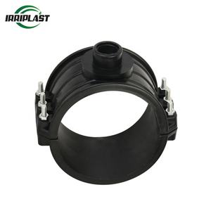 Raccords rapides en plastique PP Compression PN10 Bar avec ou sans pince de renforcement <span class=keywords><strong>selle</strong></span> pour tuyau PVC HDPE - Product Image 3