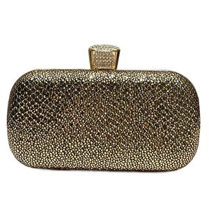 Borsa Clutch di Lusso con Glitter Dorati per Donne, Elegante <span class=keywords><strong>Borsetta</strong></span> <span class=keywords><strong>da</strong></span> <span class=keywords><strong>Sera</strong></span> Scintillante e Glamour per Feste ed Eventi alla Moda - Product Image 1