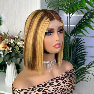ราคาขายส่ง ขายดี วิกผมบ๊อบ 2*6 ซุปเปอร์ดับเบิ้ลดรอน ผมแท้ 100% - Product Image 4