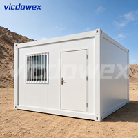 VICDOWEX Maison conteneur à ossature acier en kit pour bureau, entrepôt et logement de chantier