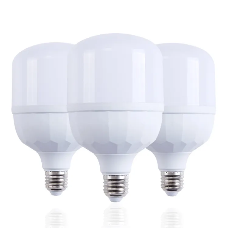 Precio barato E27 BOMBILLA LED 165-265V 5W 10W 15W 20W 30W 40W 50W 60W bombillas LED repuestos Bombilla LED en forma de T