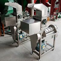 Watermeloen Grote Schaal RVS Schroefpers 500-3000kg/u voor Fruitverwerkingsbedrijf Motor Hoge Productiviteit Voldoende
