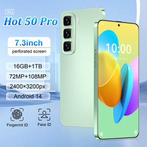 ใหม่ล่าสุดโทรศัพ<span class=keywords><strong>ท</strong></span>์แอนดรอยด์ Hot50<span class=keywords><strong>โปร</strong></span>ขนาด7.3นิ้ว incell 2K ความละเอียดหน้าจอ5G 4G LTE CDMA เกมเวอร์ชันทั่วโลกร้านค้าปลีกออนไลน์ - Product Image 2