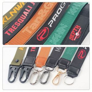 Custom Lanyards With Logo Keychain Holder Woven Polyester Lanyard - Product Image 6