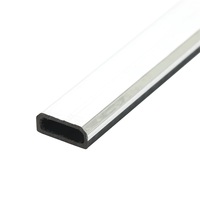Elegantes barras espaciadoras de fibra de vidrio ABS duraderas, modernas para persianas de vidrio aislantes, barras espaciadoras de borde cálido para persianas de ventanas de Hotel