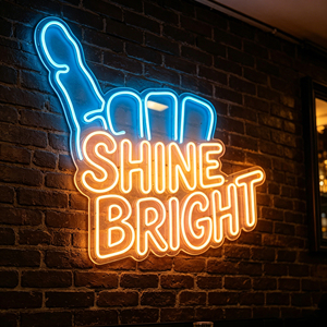 Enseigne néon LED en cristal personnalisée, étanche IP67, 220V, pour anniversaire, festival, fête, décoration murale - Product Image 3