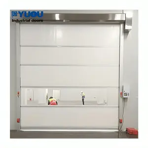 Sıcak satış 10-15 teslimat PVC perde hızlı ve yüksek hızlı haddeleme kapı/kapı