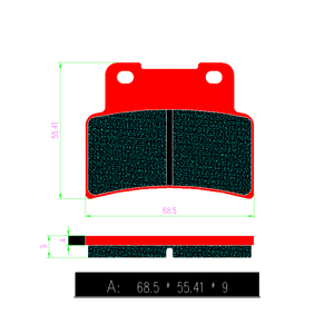 Plaquettes de frein avant et arrière pour moto KYMCO Xciting S400 Aprilia <span class=keywords><strong>Shiver</strong></span> <span class=keywords><strong>900</strong></span>, FA432 - Product Image 4