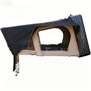 Carpa de techo de aluminio para camping, para 4 personas, para SUV, para las 4 estaciones, Dachzelt, doble capa, triangular, de carcasa rígida, Tente De Toit - Product Image 2