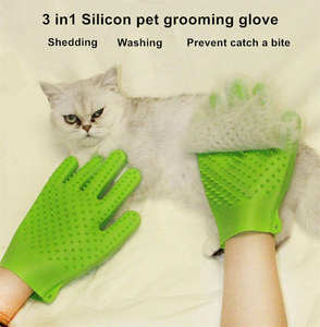 Spazzola 3 in 1 per la Pulizia e la Toelettatura di Cani e Gatti, Strumento per la Rimozione dei Peli e il Massaggio degli <span class=keywords><strong>Animali</strong></span> - Product Image 5