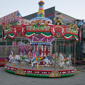 36 Seats Merry-Go-Round - Safe Family Friendly LED Light Luxury Resort Amusement Equipment - Product Image 2