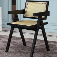Chaise de salle à manger en cuir de style scandinave moderne - Fauteuil écologique imperméable avec dossier, multi-usages pour bureau, balcon, loisirs