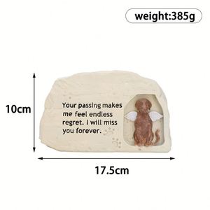 High Quality Pet <b>Urn</b> Funerary Memorial Products Handicraft Resin Material - Product Image 5