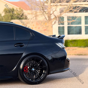 For M3 Series G80 True Carbon Spoiler Front Lip Rear Diffuser Front Grille Side Skirts Reversing Mirror Retrofit Upgrade Kit - Product Image 6