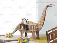 Étagère de présentation Chiquitos, étagère à livres dinosaure, étagère de rangement, décoration de vitrine de magasin, mise en scène et décorations