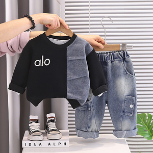 Nuovo Arrivo 2026: Completo Primaverile/Autunnale da Bambino 2 Pezzi - Felpa con Cappuccio in Cotone a Maniche Lunghe con Tasche e Stampa Cartoon, Stile Casual e alla Moda per Bambini - Product Image 4
