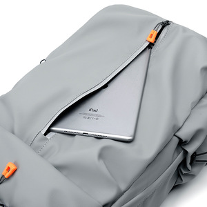 Mochila Impermeable de PU para <span class=keywords><strong>Hombre</strong></span> y Mujer, con Cierre de Cremallera, Gran Capacidad de 20L, Acolchada - Product Image 2