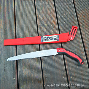 Scie à main Shanteng 270 en acier à haute teneur en carbone, manche rouge et noir, outil de jardinage et de travail du bois pour l'élagage des arbres fruitiers et des vergers - Product Image 4