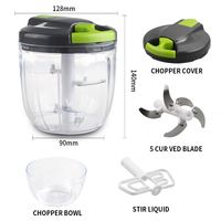 Knoflook Groentepers Handmatige Voedselverwerker Veggie Dunschiller Zachte Handgreep Stamper Hand Gehouden Vleesmolen Crusher Slicer Ui Chopper