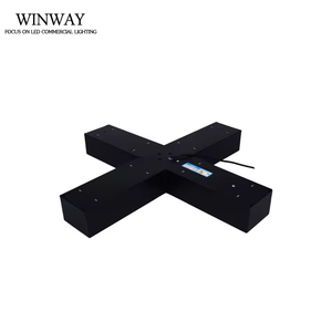 Văn Phòng Hiện Đại Chéo Đèn Chùm Kiến Trúc Trong Nhà Trang Trí Mặt Dây Chuyền Hình Chữ X LED Tuyến Tính Đèn - Product Image 3