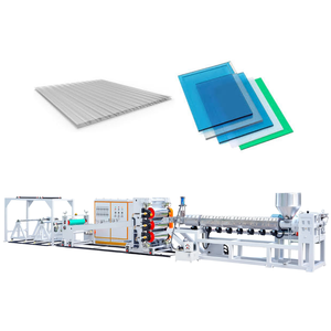 Machine d'extrusion de pavillons de murs rideaux de décorations de bâtiment à double vis en feuille de plastique <span class=keywords><strong>polycarbonate</strong></span> PC - Product Image 1